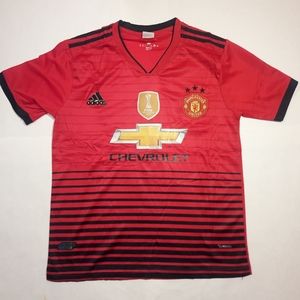 Adidas Manchester United Red Home Jersey Barclay